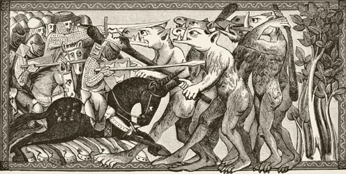 Come Alessandro si impegnò in combattimento con uomini dalle teste di cavallo che vomitavano fumo dalla bocca, da 